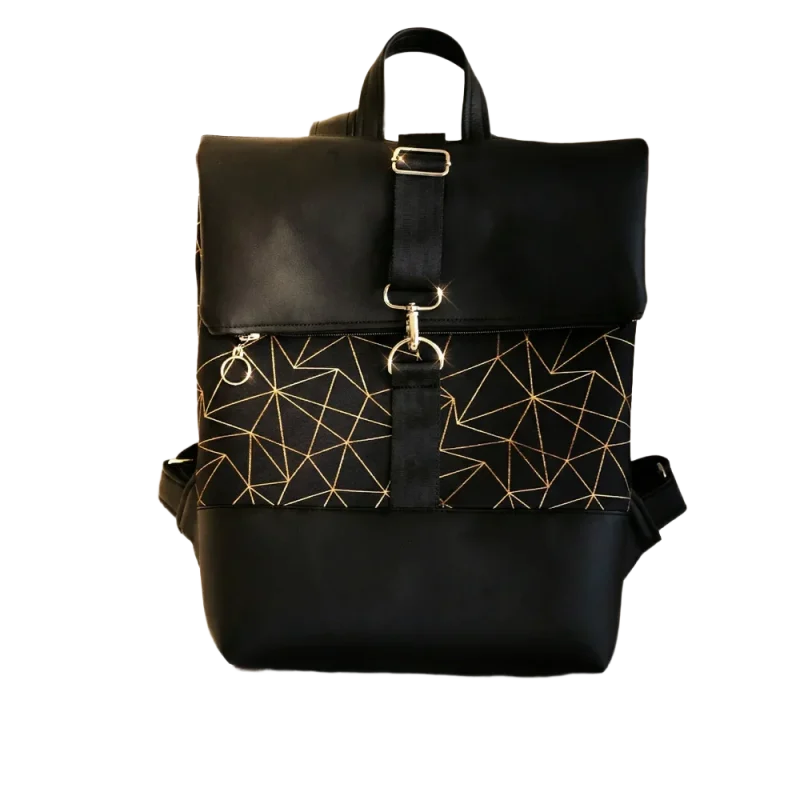 vandor-fekete-fekete-geometrias-000 Fekete-fekete geometriás roll-top hátizsák
